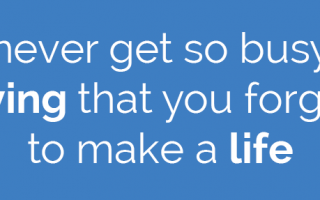 Establishing a good work/life balance Establishing a good work/life balance