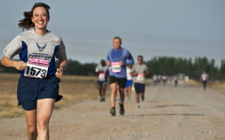 Woman running