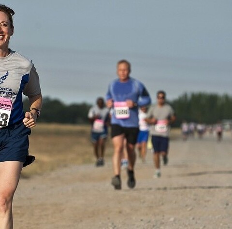 Woman running